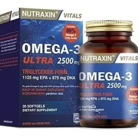 Resim Nutraxin Vitals Omega-3 Ultra 2500 mg 30 Softgel 