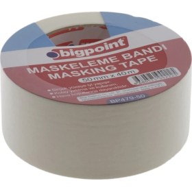 Resim Bigpoint Maskeleme Bandı 50mm x 40m 6'lı Kutu 