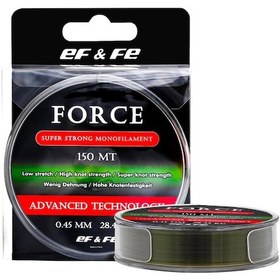 Resim Effe Force 150 Mt Monofilament Yeşil Misina 0.40 