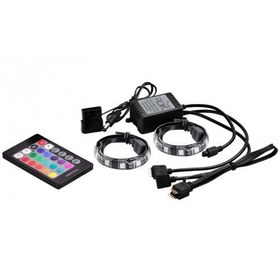 Resim Deep Cool RGB350-LED Uzaktan Kumandalı 12V Led Işık 4Pin RGB Konnektör 