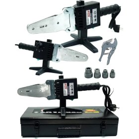 Resim Style Su Tesisatı Plastik Boru Kaynak Makinesi Kademe Ayarlı Çantalı Makaslı Set 