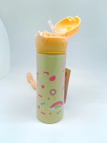 Resim Rubenis Unicorn Figürlü Çelik Matara Sarı 500 Ml Rcm-01 Sarı 