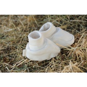 Resim Naturaborn Gots Organik Sertifikalı Bebek Patiği Beyaz 