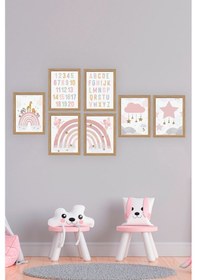 Resim Artavessa 7 Parça Çerçeve Görünümlü Mdf Tablo Seti - 7SMKIDSARTAVESSA4 