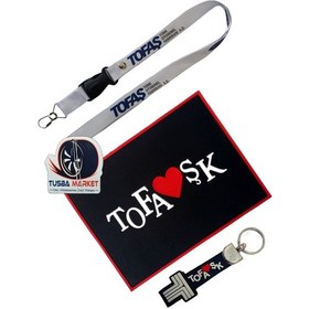 Resim Tofaş Uyumlu Torpido Üstü Kaydırmaz Ped / Oto Ayna Askısı & Anahtarlık 