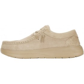 Resim Oxford Klasik Erkek Hd.41975-265 Hey Dude Wally Comf Suede Tan Taba 