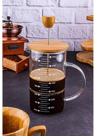 Resim Kapris Leonardo Isıya Dayanıklı French Press 700 Ml B5570 Ahşap - Şeffaf 