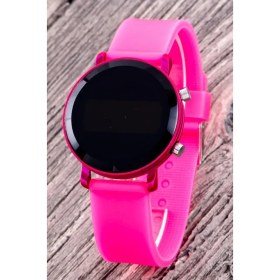 Resim Saattino Fuşya Renk Genç Kız Saati LED Watch Dijital Kol Saat ST-304315 