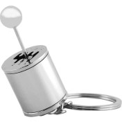 Resim Wezone Mavi Metal Vites Kayışlı Anahtar Zinciri - 6 Vites Ve Geri Vites, Araba Severler İçin Koleksiyoncuk 