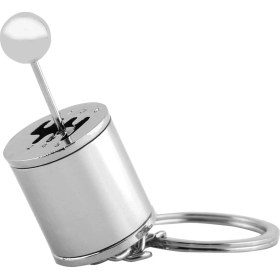 Resim Wezone Mavi Metal Vites Kayışlı Anahtar Zinciri - 6 Vites Ve Geri Vites, Araba Severler İçin Koleksiyoncuk 