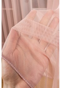 Resim Pudra Grek Tül Perde Petek Zemin 