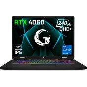 Resim Game Garaj Slayer4 7-4060 C4 Intel Core I7 14700HX 64GB Ram 2tb SSD RTX4060 16" Qhd 240Hz IPS Freedos Dizüstü Bilgisayar + Çanta 