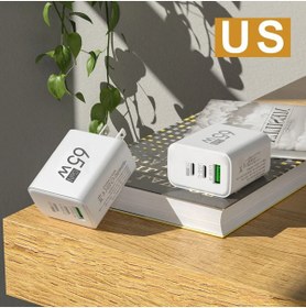 Resim Yellowtech Turbo 65W 3.1A 3 Usb ,2 Pd 20W Çoklu USB Şarj Cihazı 5 Port Hızlı Akıllı Priz 