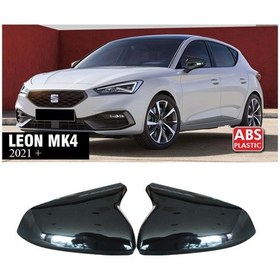 Resim Seat Leon Mk4 Batman Yarasa Ayna Kapağı Piona Black Abs 2021 2022 2023 2024 2025 