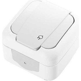 Resim Viko Palmiye Beyaz Sıva Üstü Ups Priz - 90555415 