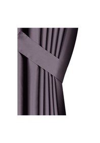 Resim Super Blackout Serisi Koyu Lavanta Işık Geçirmez Ekstraforlu Fon Perde Koyu Lavanta 