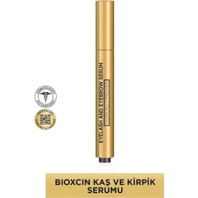 Resim Bioxcin Kolajen Ve Hyaluronik Asit İçerikli Kaş Ve Kirpik Serumu 2 x 3 ML 