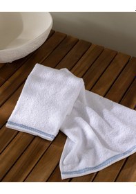 Resim Madame Coco Angelise 2'li %100 Pamuk El Havlusu - Beyaz/mavi - 30x40 Cm 8684427299968 Çok Renkli 