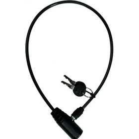 Resim Hakay Anahtarlı Çelik Halatlı Bisiklet Motor Kilidi - 65 cm 