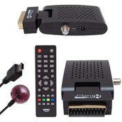 Resim ECONA Magbox Scart Plus Tkgs'Li Scart Girişli Mini Sd Uydu Alıcısı 