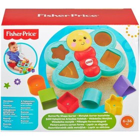 Resim CDC22 Fisher-Price® Şekil Eşleştirme Arkadaşı Kelebek / Sıralama ve Şekil Ayırma Oyuncakları 