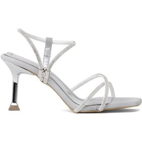 Resim Elit Pm161 K7022 Kadın Abiye Ayakkabı Gümüş Gümüş 