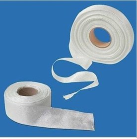 Resim Cam Elyaf Şerit Egsoz Sargısı Yanmaz Amyant 25x2mm - 10 Metre 
