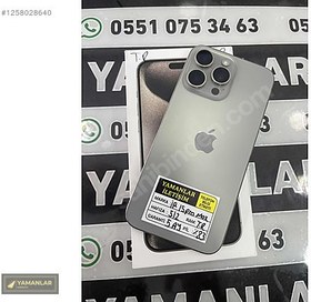 Resim Apple iPhone 15 Pro Max İkinci El TR | 512 GB | Natürel Titanyum 
