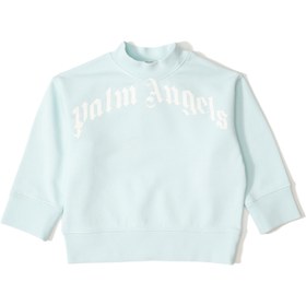 Resim Mavi Logo Baskılı Unisex Çocuk Sweatshirt 