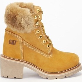 Resim Caterpillar Nıkkı Kadın Sarı Nubuk Bot-21209 Sarı 