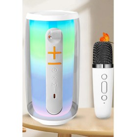 Resim Fogy Pluse 6 Mikrofonlu Rgb Kablosuz Soundbar Multimedya Hoparlör Speaker Bluetooth Hoparlör 2024 