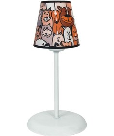 Resim Şenay Aydınlatma Çocuk Odası Konik Kumaş Küçük Abajur-Sevimli Köp 