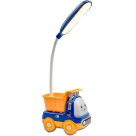 Resim summitsport Masa Lambası Şarjlı Oyuncak Masa Lambası Kalemlikli Çocuk Masa Lambası Gece Lambası Çocuklar Için 