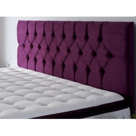 Resim Nironyatak Niron Purple Tek Kişilik Yatak Başlığı - 120 Cm Mor Kumaş Başlık 