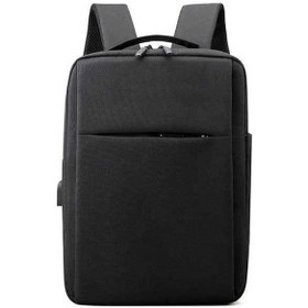 Resim Pazly 14l Kapasiteli Dizüstü Bilgisayar Sırt Çantası, Hafif Usb Şarjlı İş Sırt Çantası, Seyahat Ve Boş Zaman İçin Siyah/kırmızı/gri/mavi 