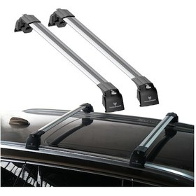 Resim Volkswagen Passat Varıant B9 Sw 2024 2025 Trs-2 Kilitli Sistem Ara Atkı Tavan Barı Siyah 2 Adet 