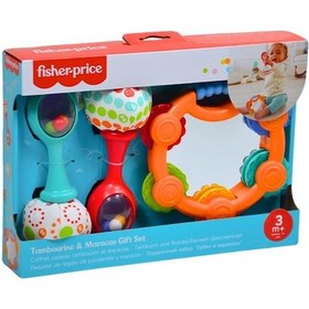 Resim Fisher Price Tef Ve Marakas Hediye Seti Dpy77 Çok Renkli 