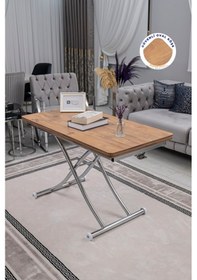 Resim Juppo Üst Tabla Mdf Efesçam Oval Köşe Alt Krom İçe K 