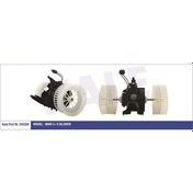 Resim KALE 343350 KALORİFER MOTORU BMW 5 E60 E61 03- 12V 