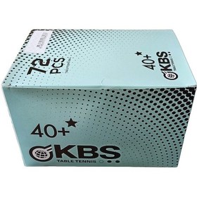 Resim Kbs 72li Masa Tenisi Pinpon Topu Beyaz 1 Yıldız 