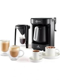 Resim Esmo Home Karaca Hatır Barista Türk Kahve Makinesi Pearl White 
