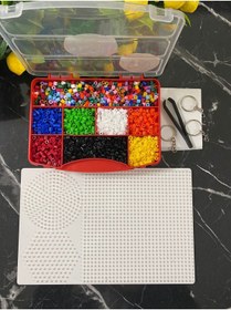 Resim Dr.Yontuç Isı Ve Ütü Ile Yapışan Boncuk Seti 3500 Adet Boncuk Montessorı Dikkat Dağınıklığı Için Etkili Boncuk 