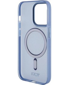 Resim Apple Uyumlu iPhone 15 Pro Kılıf Tumı Lisanslı Magsafe Şarj Özellikli Buzlu Mat Kapak 