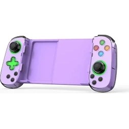 Resim Papajack D7 Mor-D7 Tip-C Teleskopik Cep Telefonu Gamepad Bluetooth 5.0 Android Ios Ps4 Için Kablosuz Oyun Denetleyicisi Anahtarı Pc Gamepad Joystick (Yurt Dışından) 
