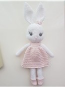 Resim Amigurumi Tavşan Kız Amigurumi Örgü Oyuncak 