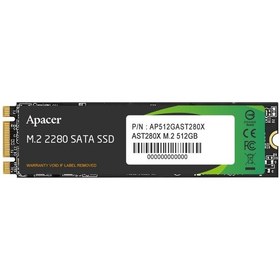 Resim Apacer Ast280x 512gb 520/500mb/s M.2 Sata Iıı Ssd Disk Adad6apr0036 