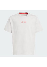 Resim Adidas Greone/whıte/brıred Çocuk T-shirt J Sw Zne T Iw0647 001 