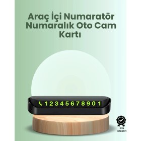 Resim Kompakt Fosforlu Park Numaratörü – Gündüz Şıklığı, Gece Görünürlüğü 