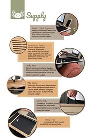 Resim Yıldızan Axolotl Telefon Ve Tablet Bölmeli Minderli Laptop Sehpası Notebook Bilgisayar Çalışma Masası, Antik 