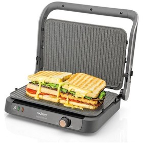 Resim Arzum AR2001 Tostçu Delux 1800 W Granit Tost Makinesi Çift Taraflı Plaka 180° Açılır Gövde 